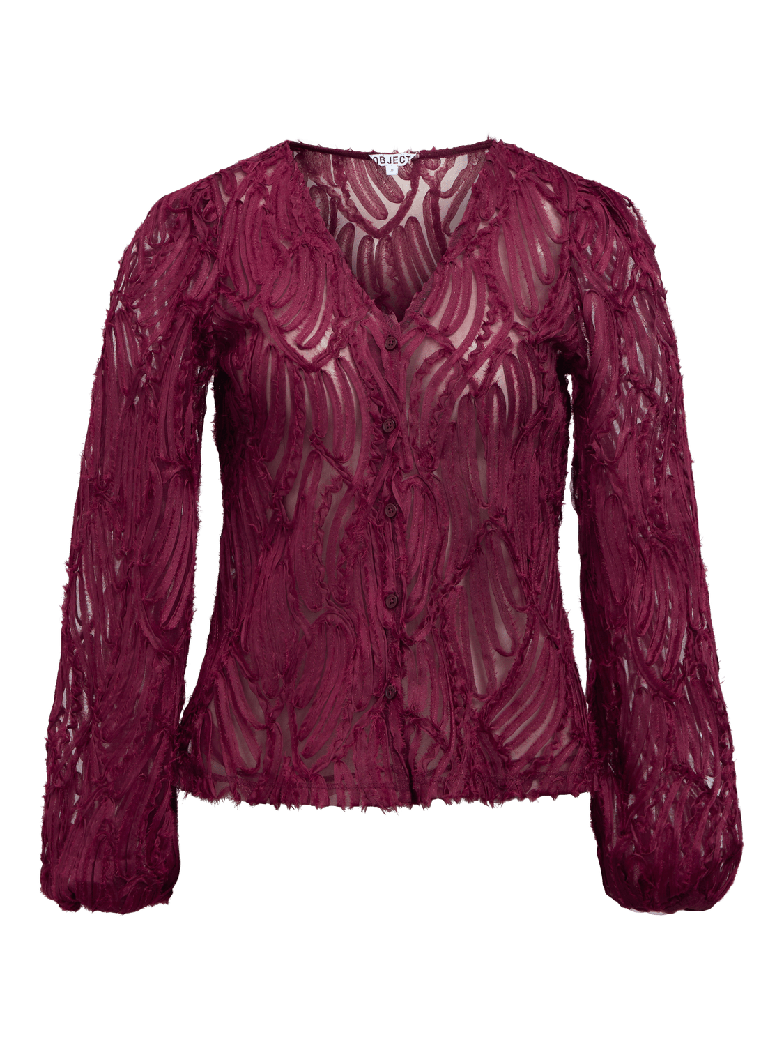 OBJLUCIE Top - Windsor Wine - VERO MODA & VILA Bergvik